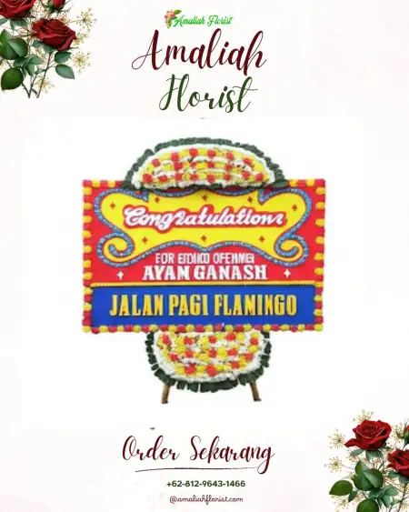 Sewa Papan Bunga Way Melan